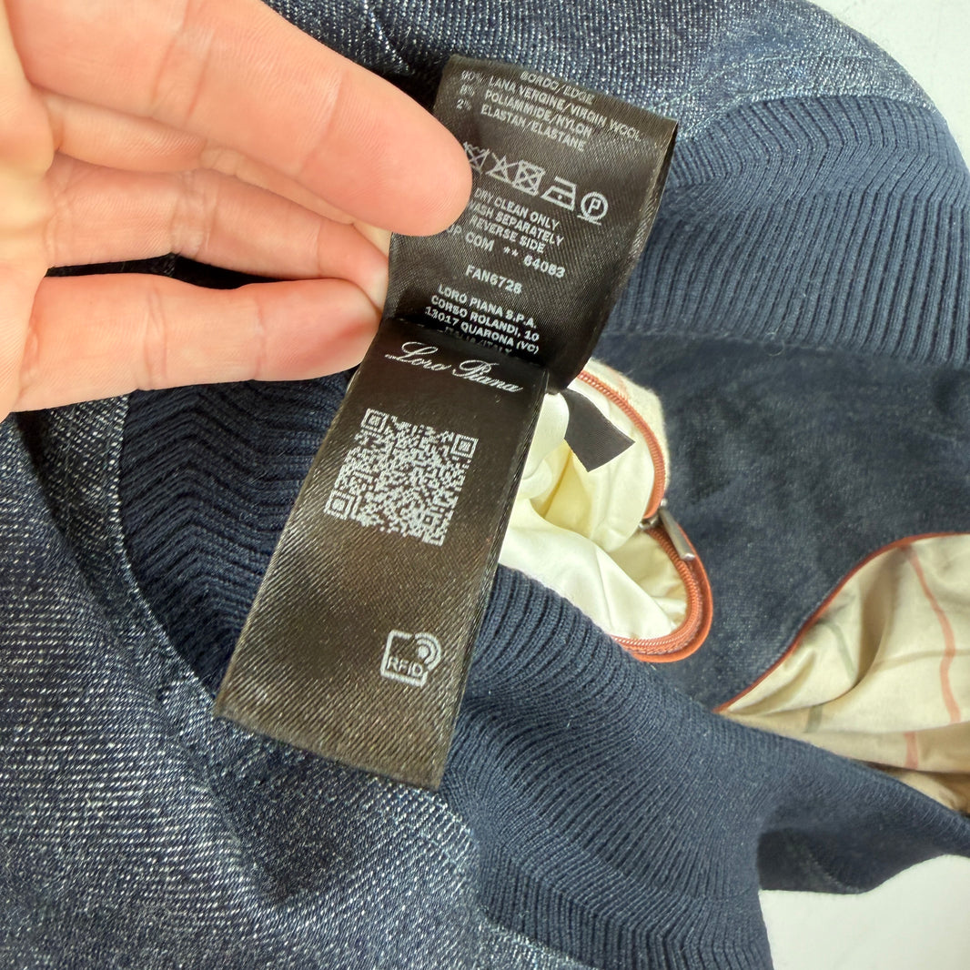 Loro Piana Denim Bomber Jacket