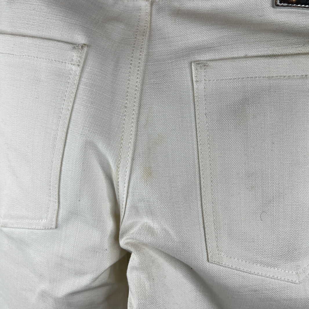 Raf Simons White Transformer Pants