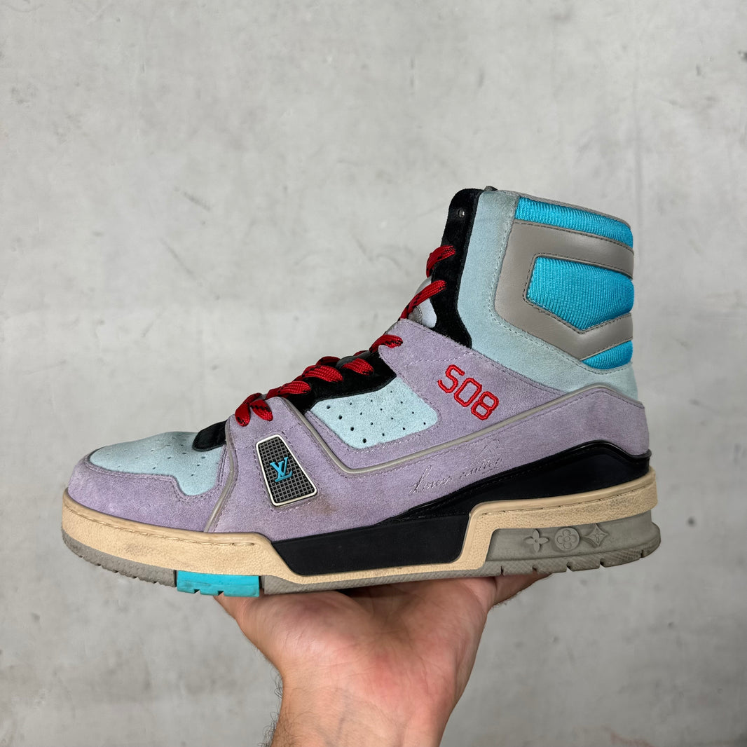 Louis Vuitton Purple Suede 508 Trainer Highs