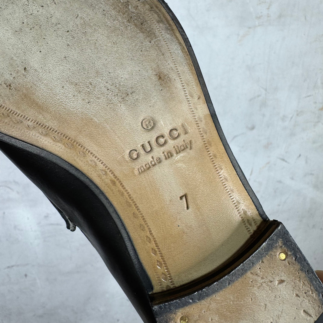 Gucci Two Toned Horsebit Loafers