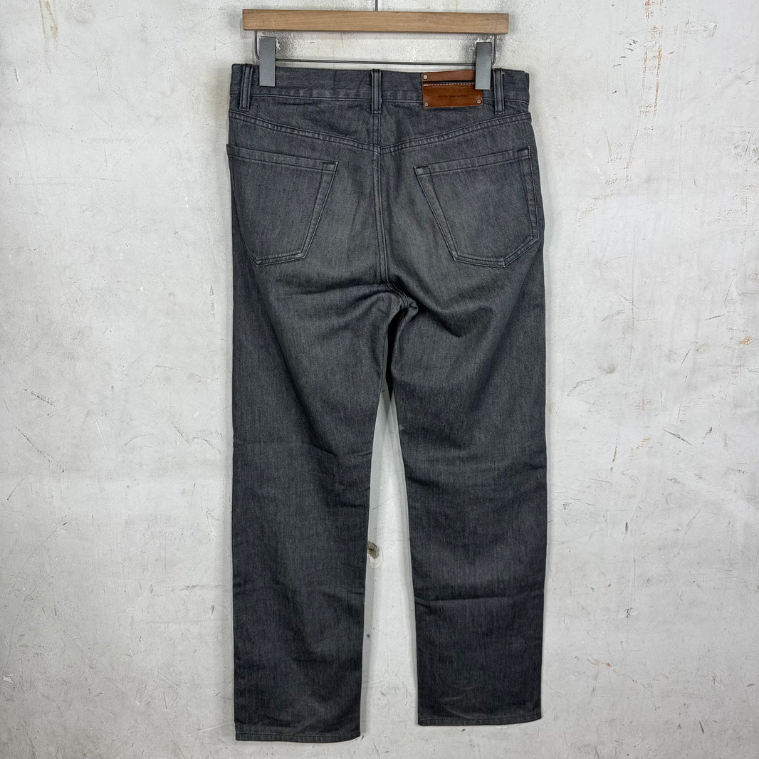 Dries Van Noten Hybrid Coated Denim Jeans