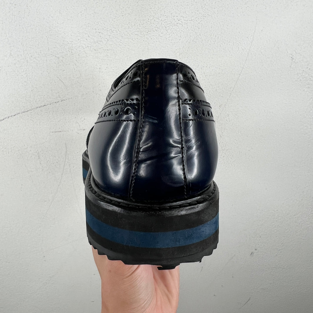 Prada Western Two Tone Derbys