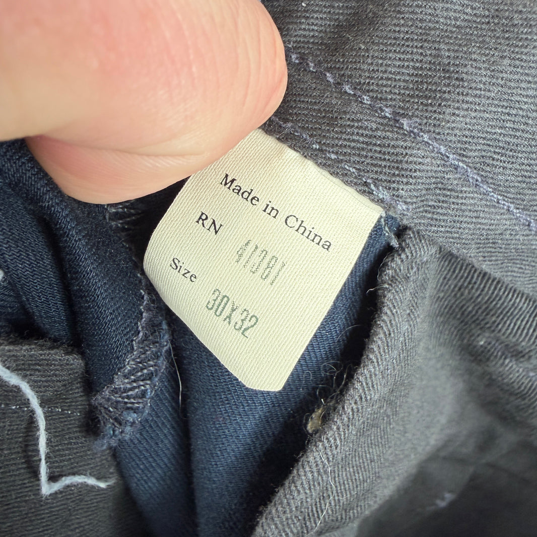 RRL Navy Slim Chino Pants