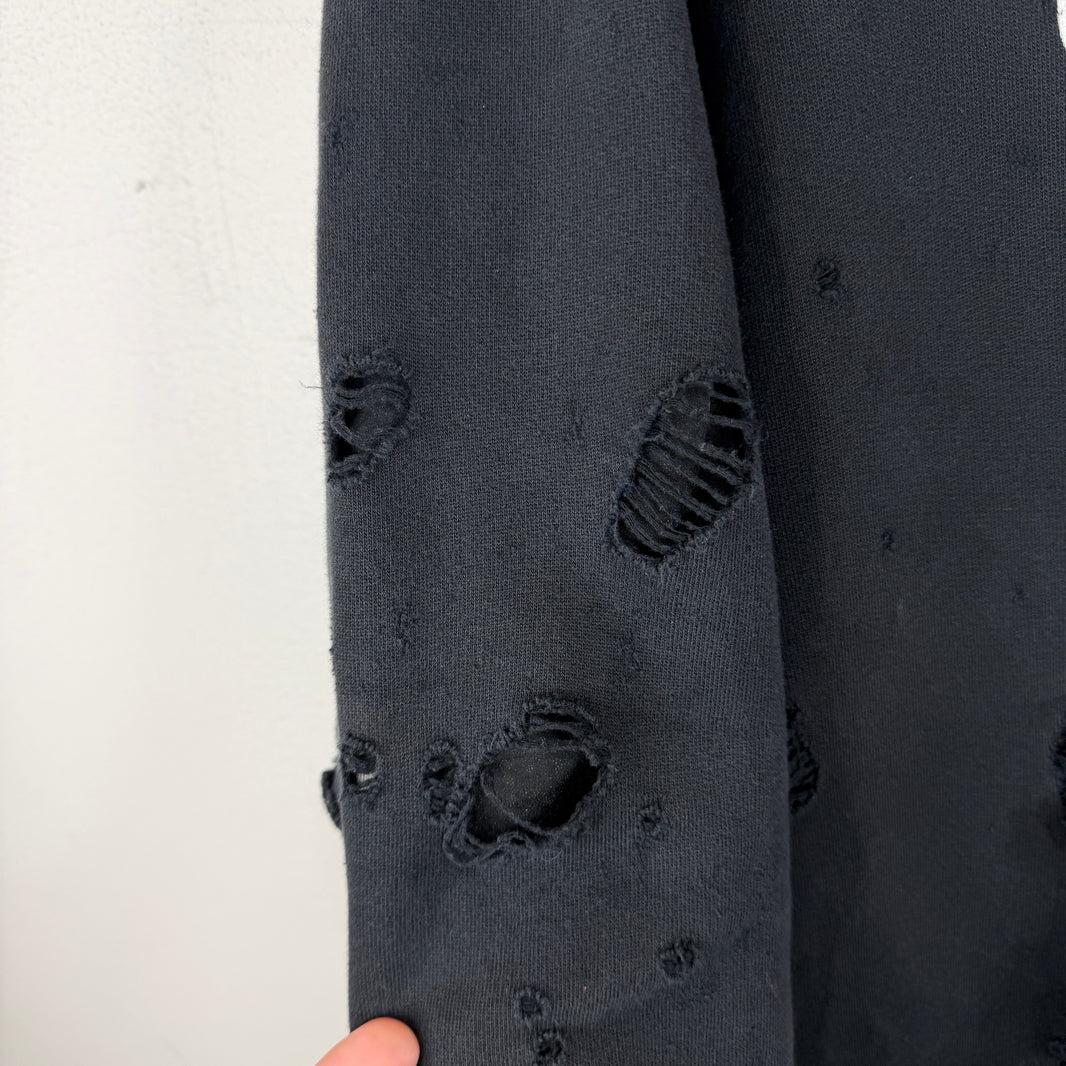 Givenchy Distressed Logo Crewneck