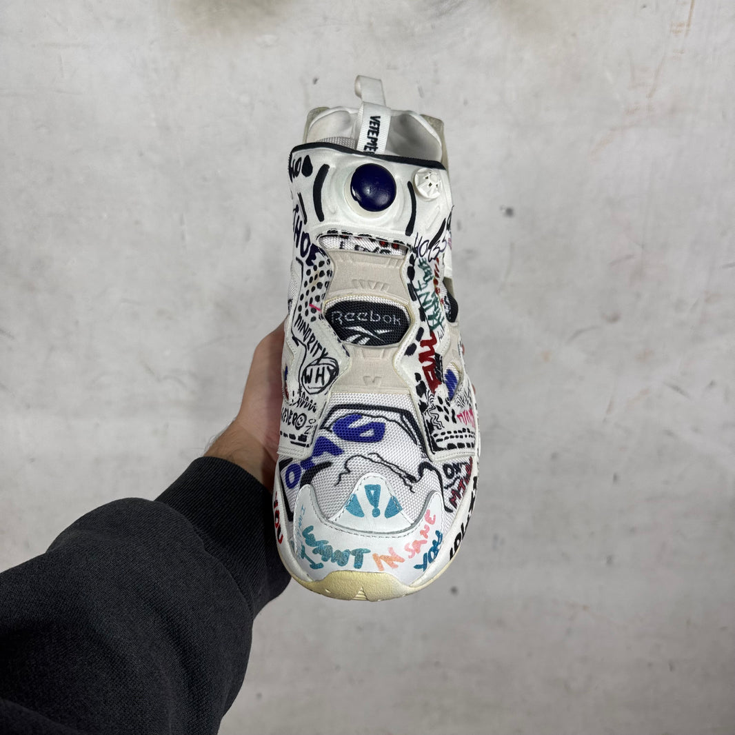 Vetements x Reebok Graffiti Pumps
