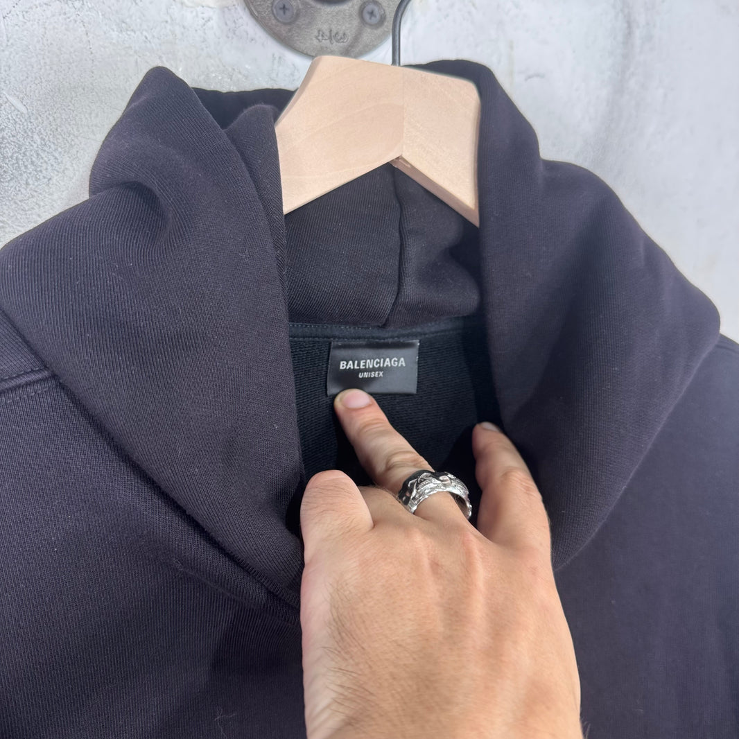 Balenciaga Metal BB Stencil Hoodie