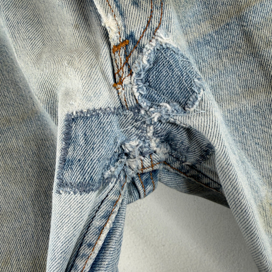 Vintage Repaired Levi's 501 Denim Jeans