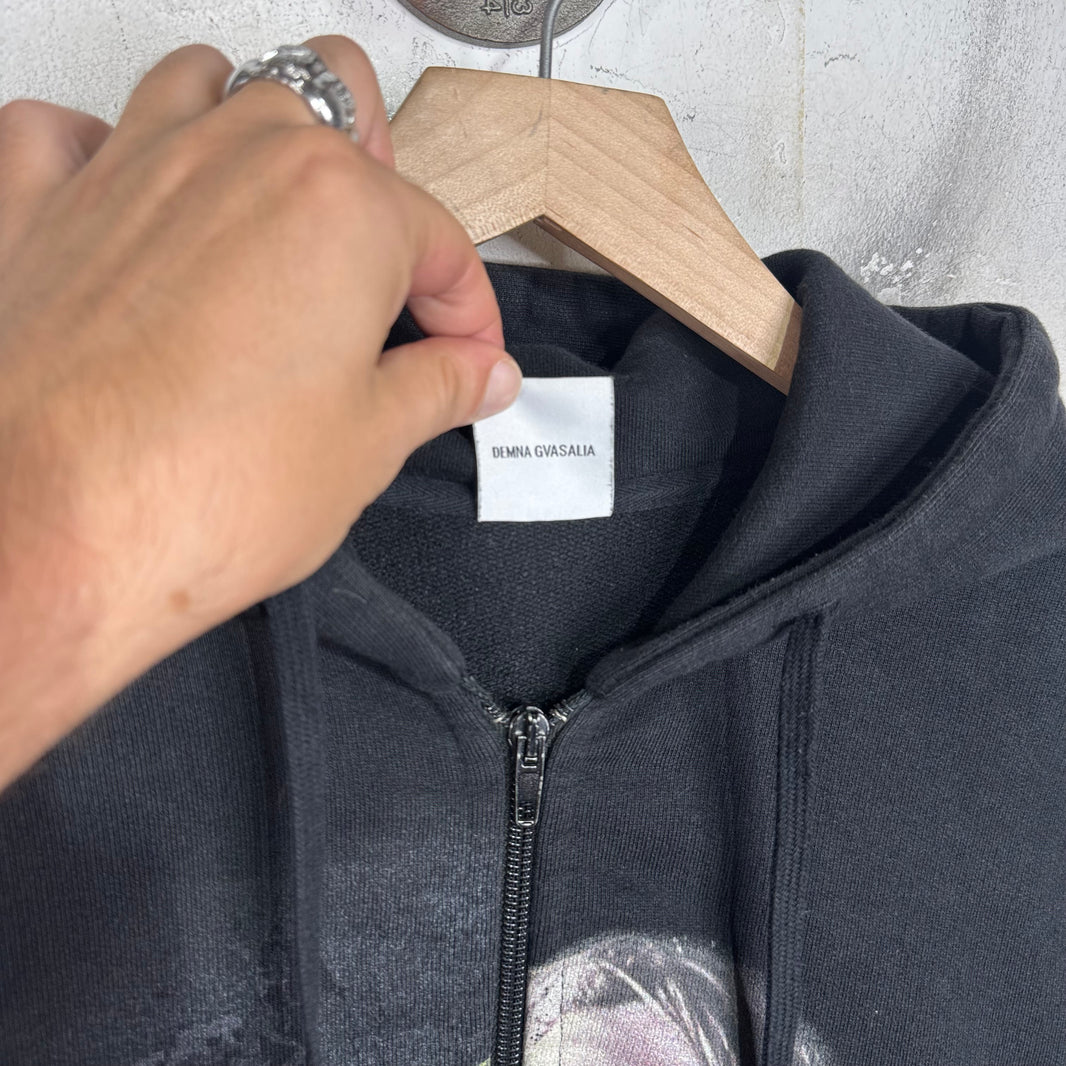 Vetements 2018 Titanic Zip Up Split Hoodie