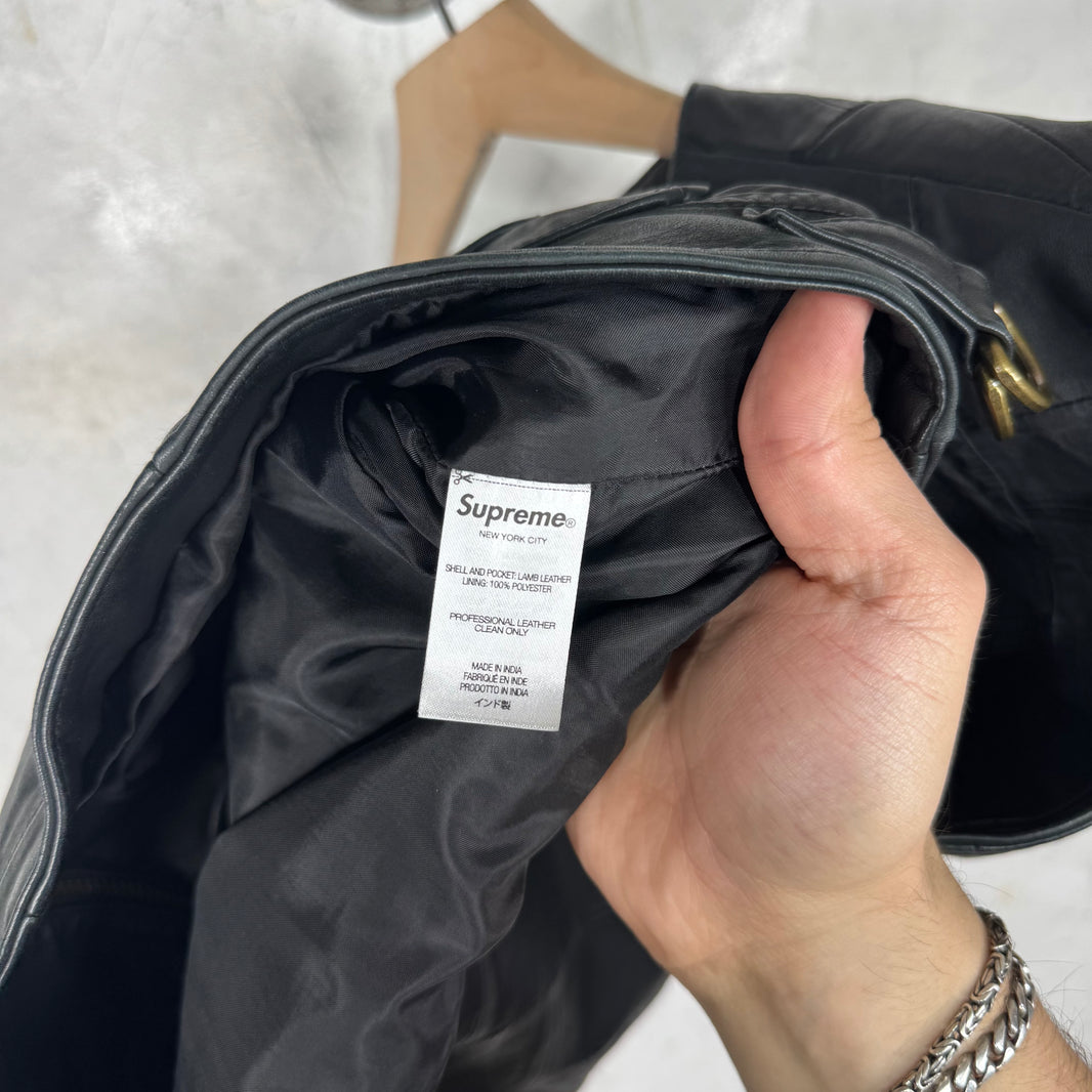 Supreme Patchwork Leather Vest