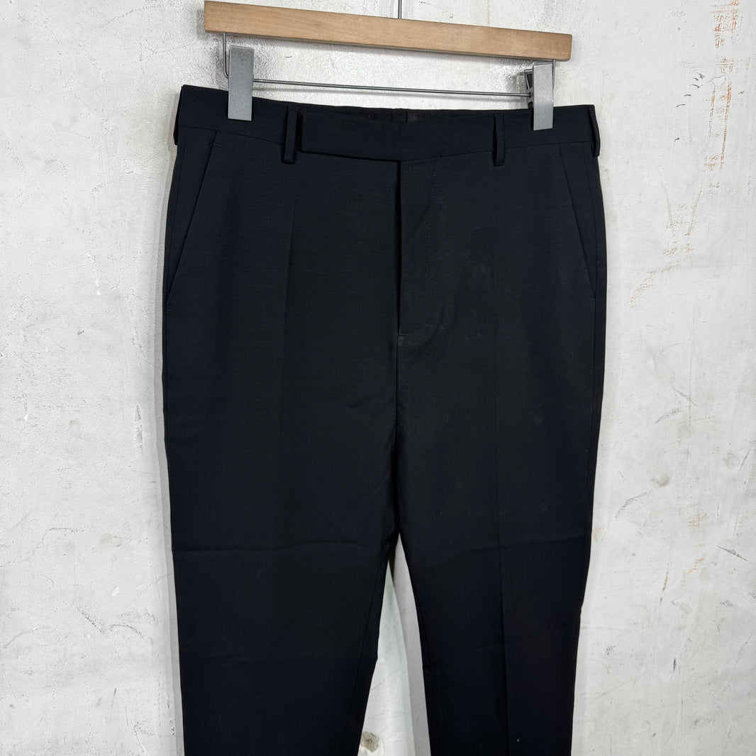 Rick Owens 3/4 Length Black Trousers
