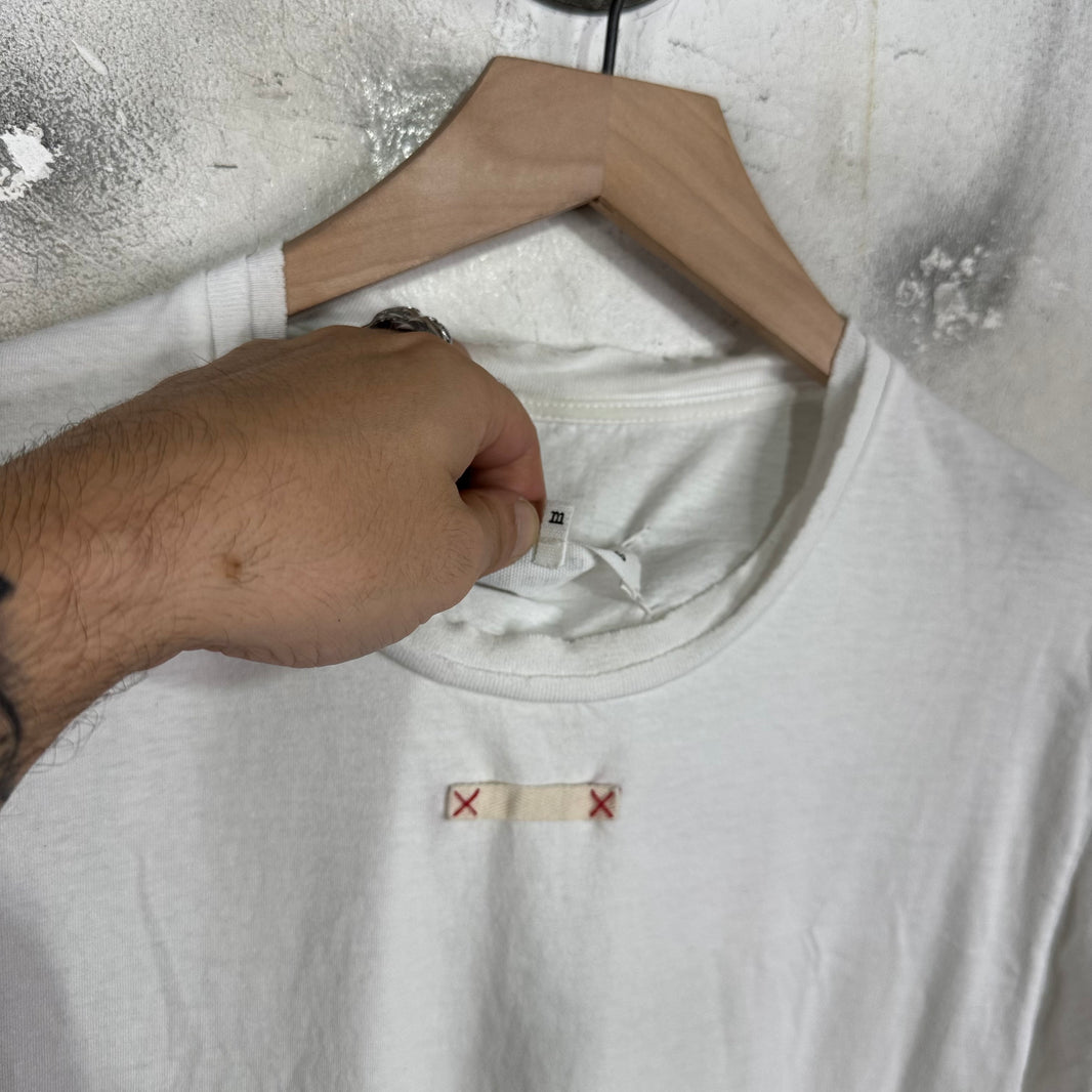 Margiela Front Strap White T-Shirt