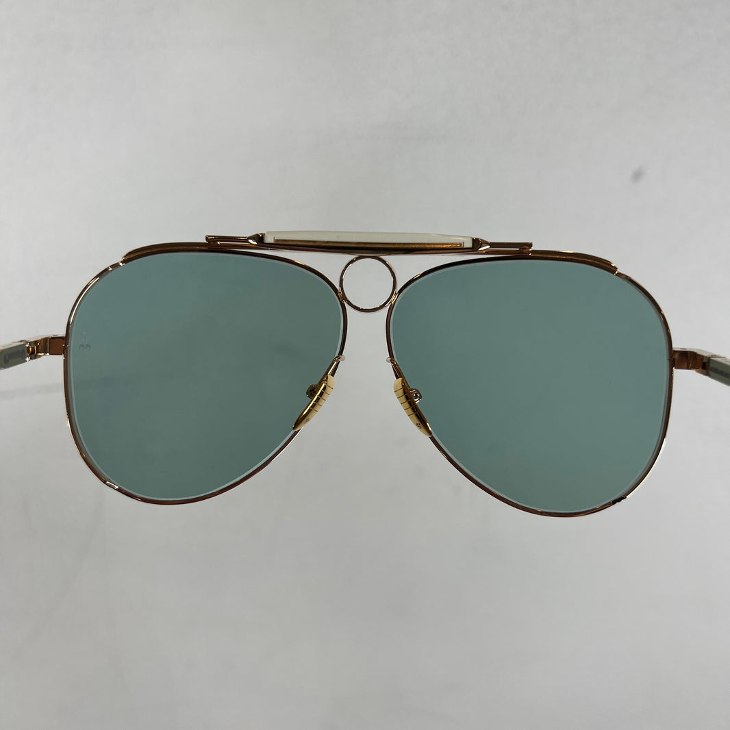 JMM Gold Gonzo Duke Aviator Sunglasses