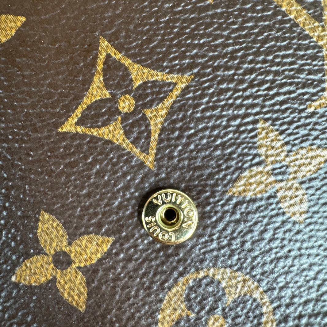 Louis Vuitton Monogram Snap Clutch Wallet