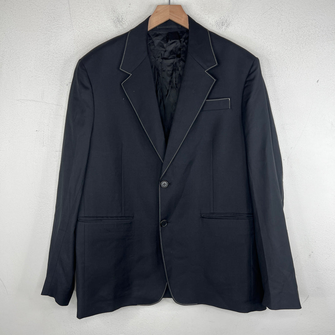 Prada Contrast Stitch Blazer Jacket