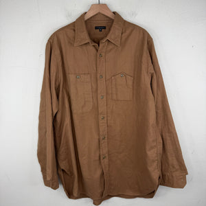 Engineered Garments Brown Cotton Button Up Shirt