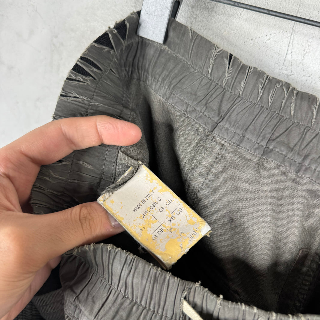 DRKSHDW Grey Corduroy Creatch Cargos