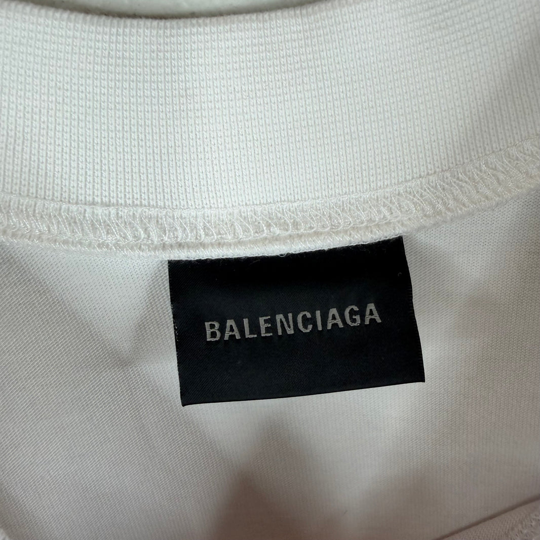 Balenciaga Sample 3B Logo Styling Tips T-Shirt