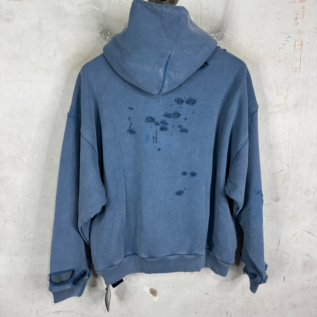 Balenciaga 3B Distressed Layered Hoodie