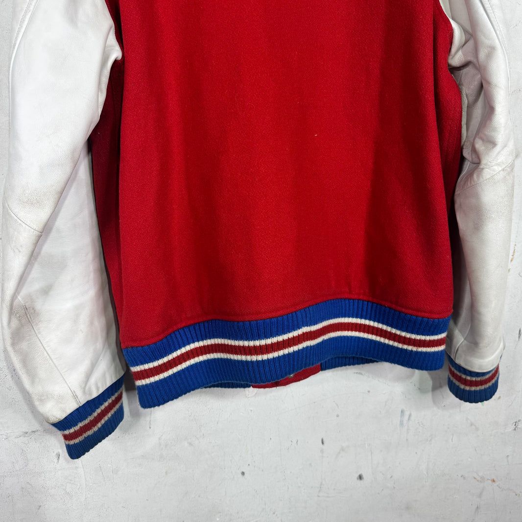 Supreme Red Tiger Varsity Jacket