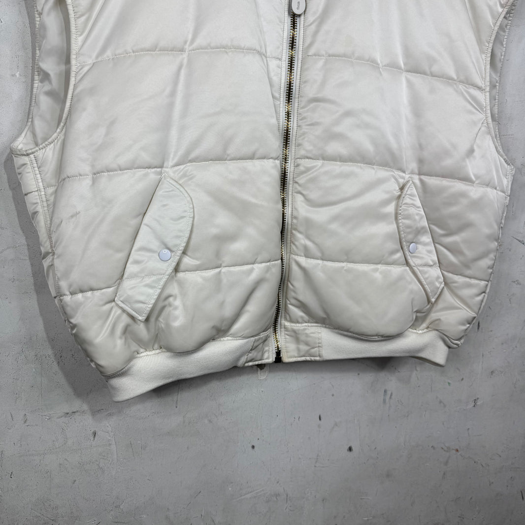 Vetements x Alpha Industries White Bomber Vest