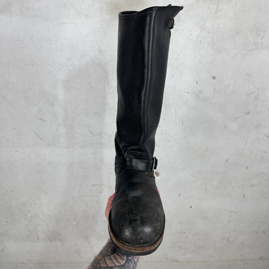 Vintage Leather Engineer Boots