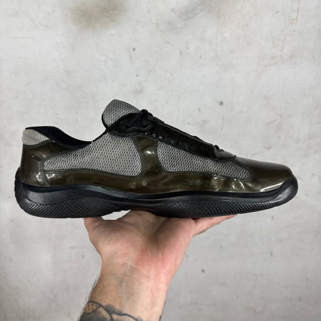 Prada Bronze/Oil Patent Americas Cup