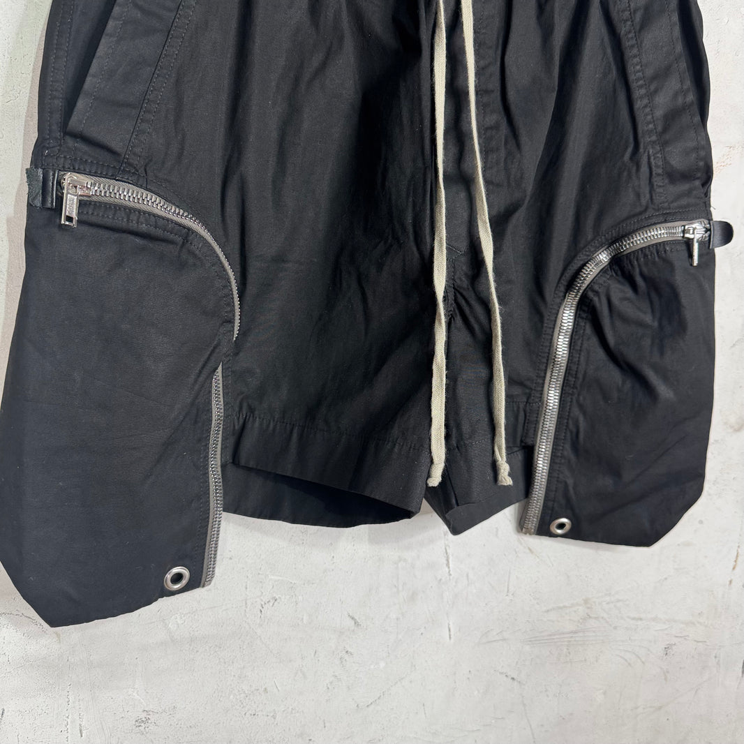 Rick Owens Zippered Pocket Tommy Shorts
