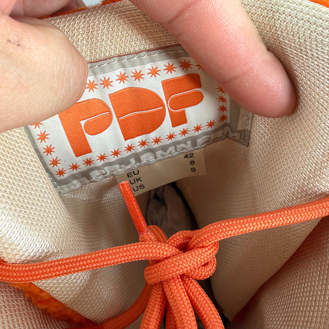 PDFCHANNEL Orange Venus Fur Boots