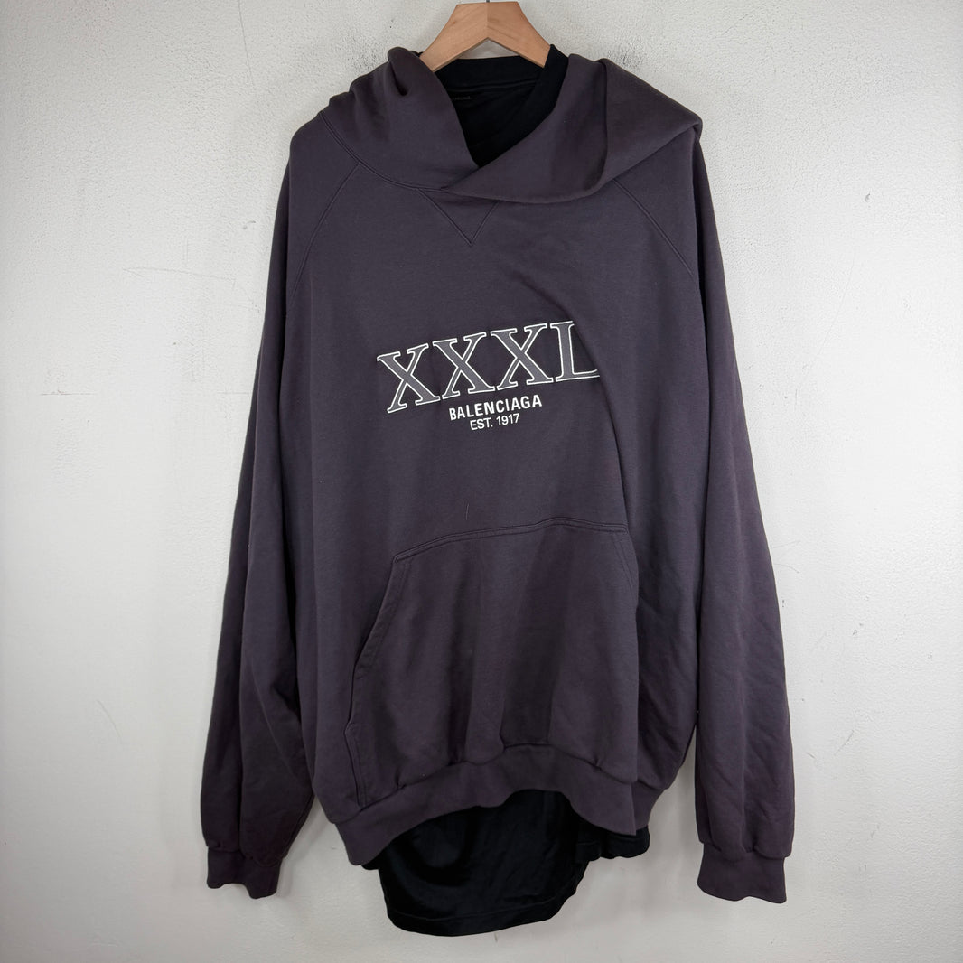 Balenciaga XXXL Double Layer Hoodie