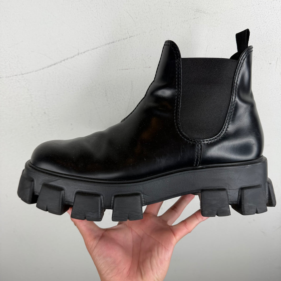 Prada Monolith Chelsea Boots