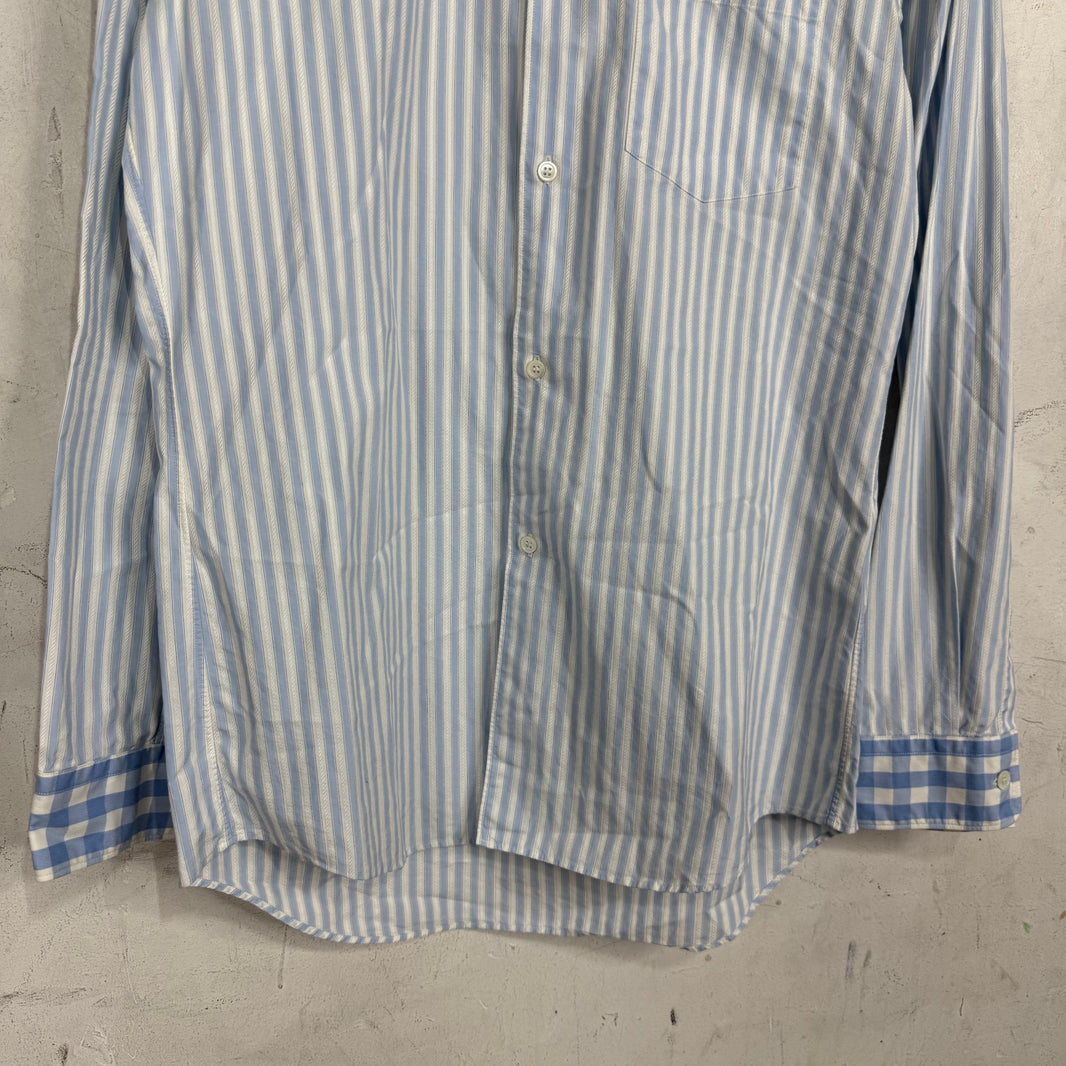 CDG HD Gingham/Stripe LS Shirt