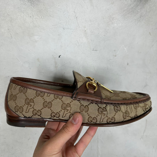 Gucci x Palace Monogram Charm Loafers