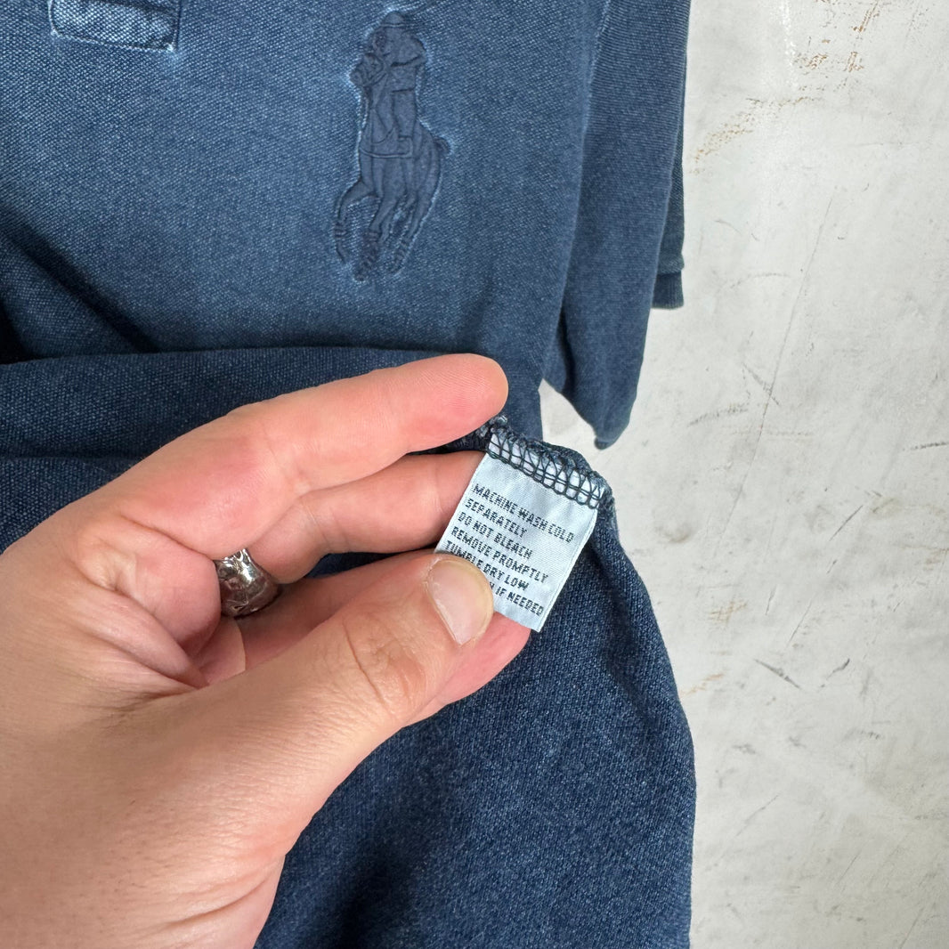 Ralph Lauren Navy Tonal Big Pony Polo
