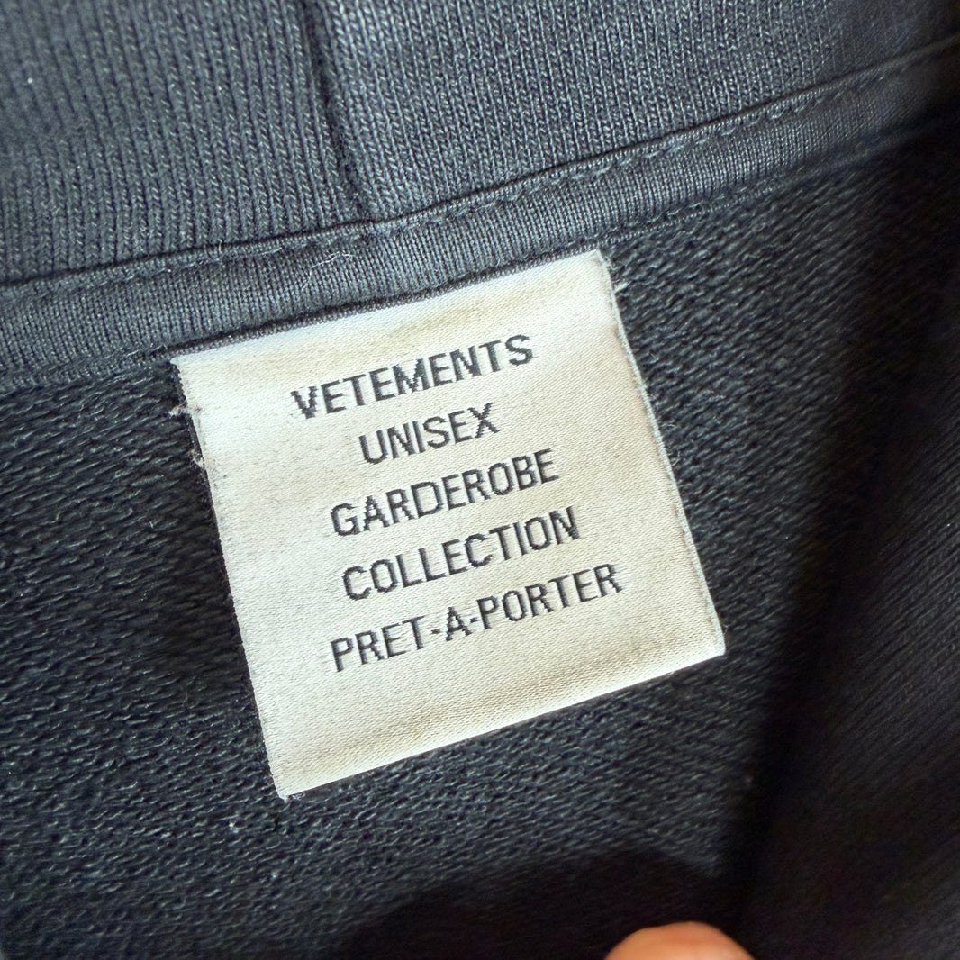 Vetements Pret A Porter Gothic Hoodie