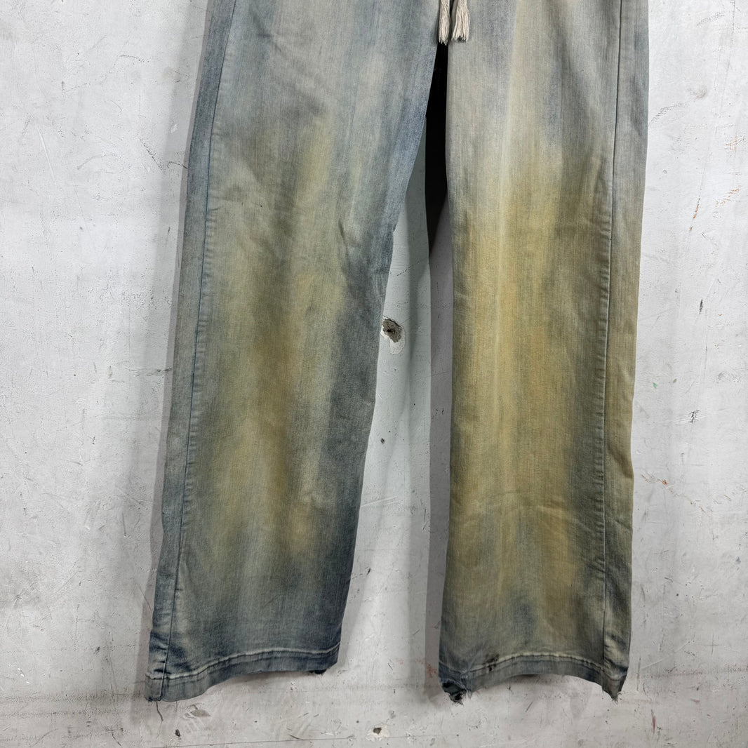 Rick Owens DRKSHDW Mineral Wash Bela Pants