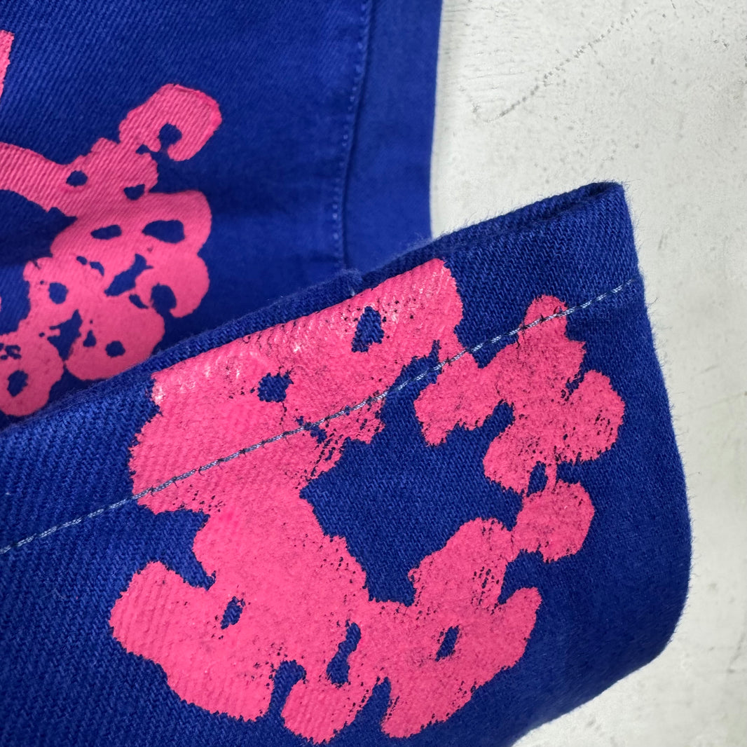 Denim Tears BStroy Levis Blue Pink Wreath Jeans