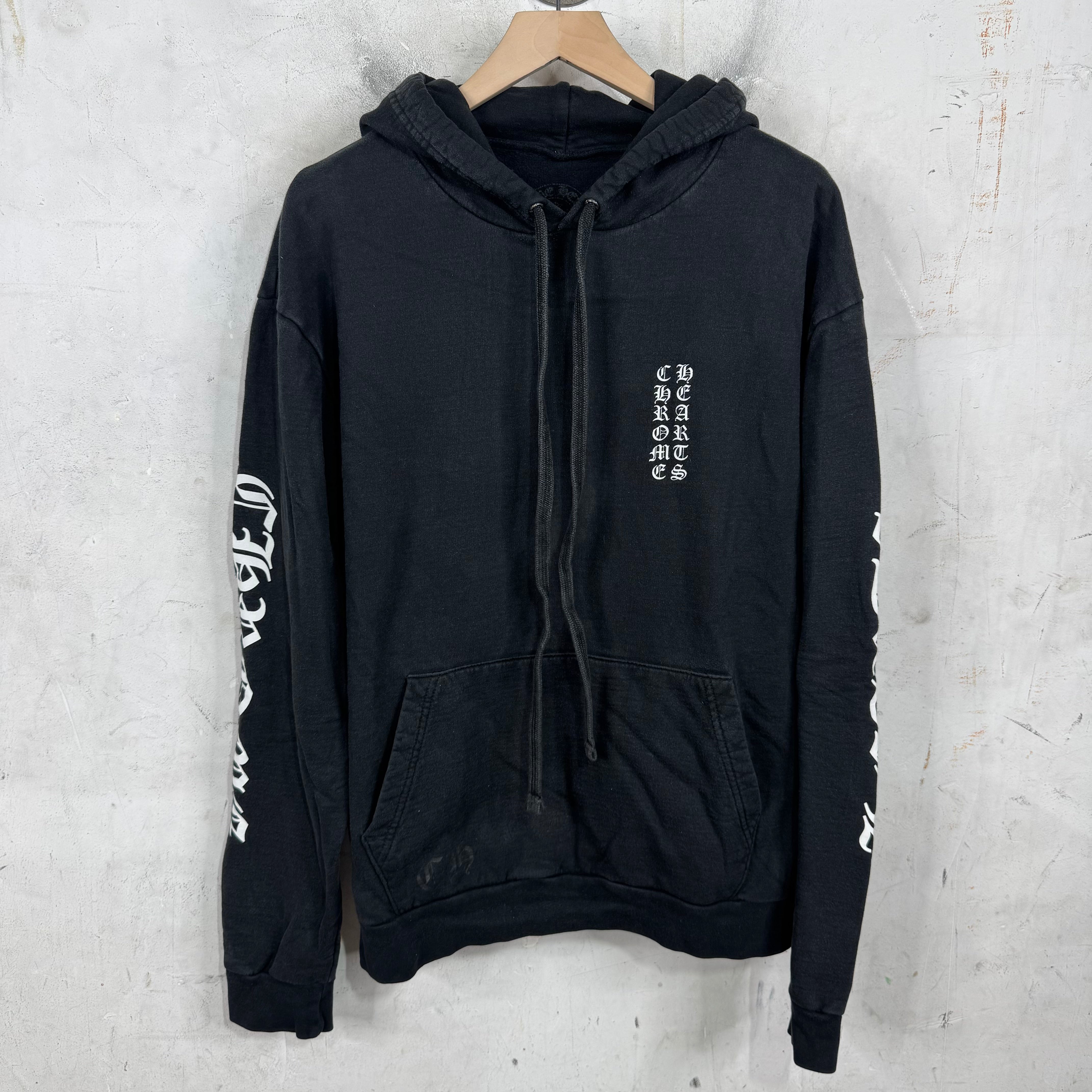 トップス Chrome Hearts Vertical Logo Hoodie Black Chrome Hearts Vertical Logo Hoodie – www.Lukes.store