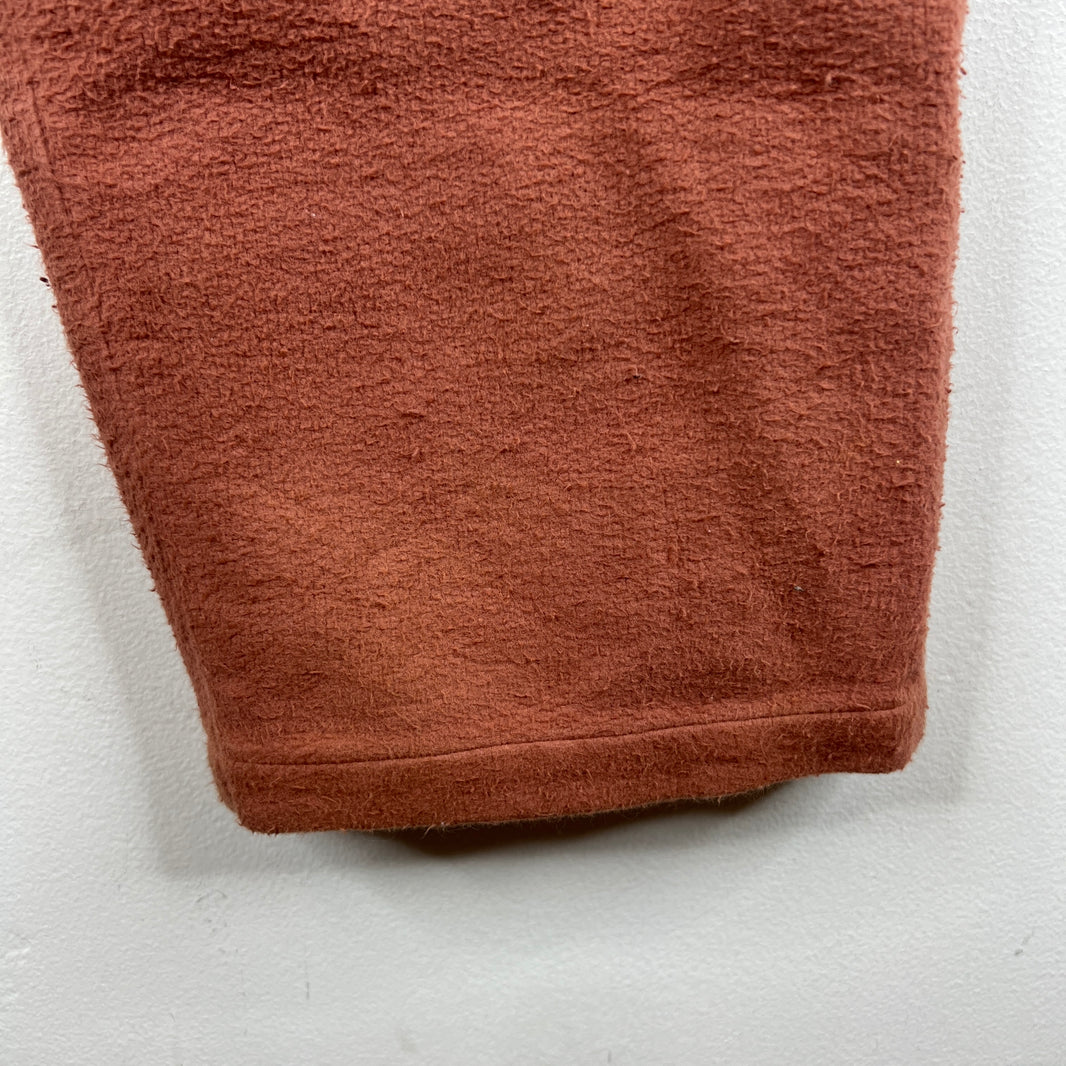 Kapital Red Fleece Drawstring Pants