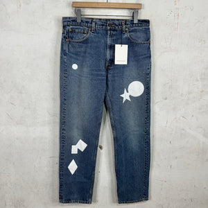 Stefan Cooke Patched Levi's Jeans