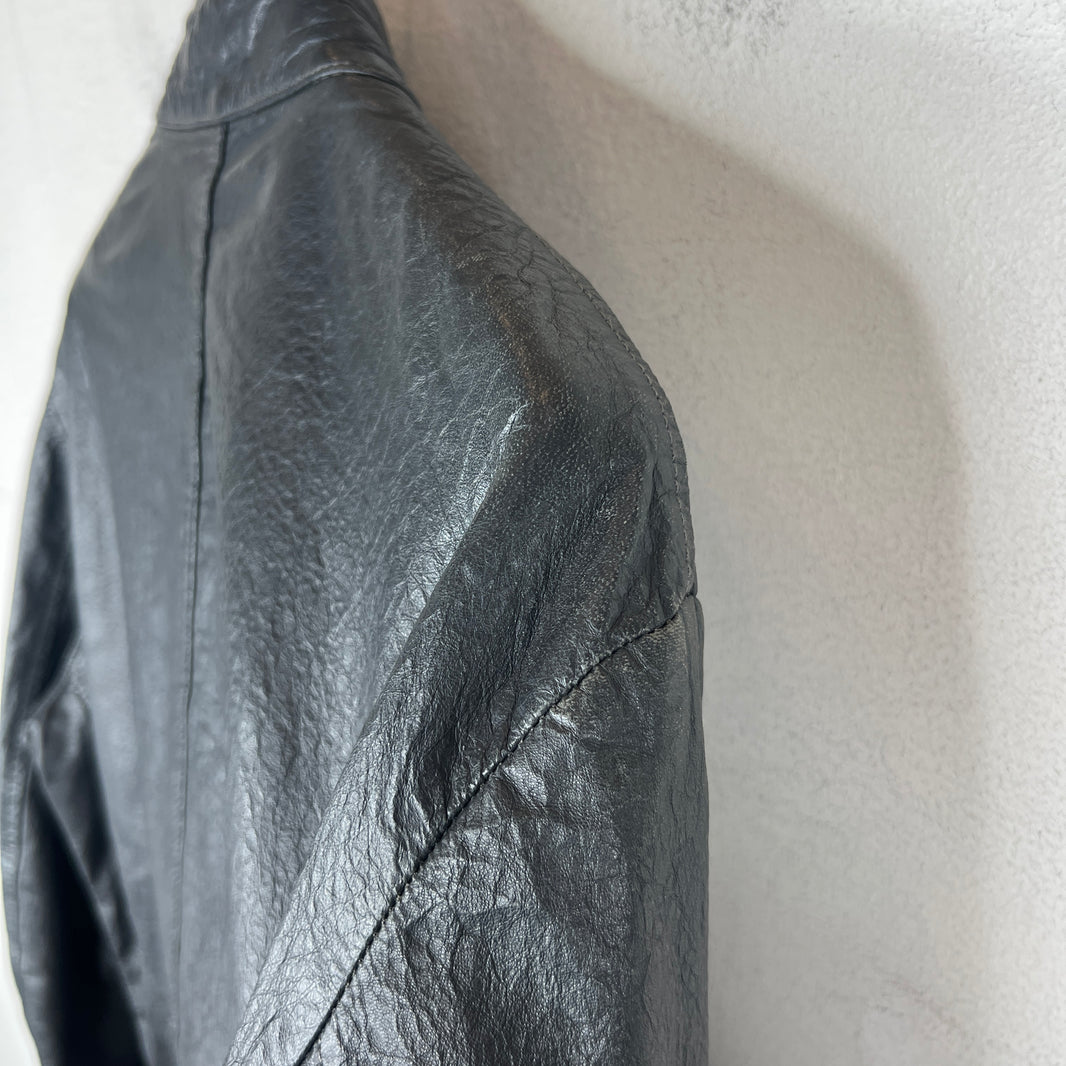 Margiela 5 Zip Leather Jacket