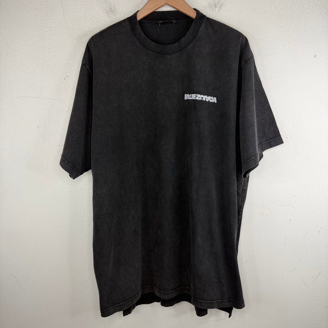 Balenciaga Upside Down Logo T-Shirt