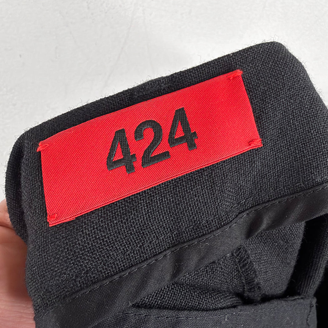 424 Wool Pleated Trousers