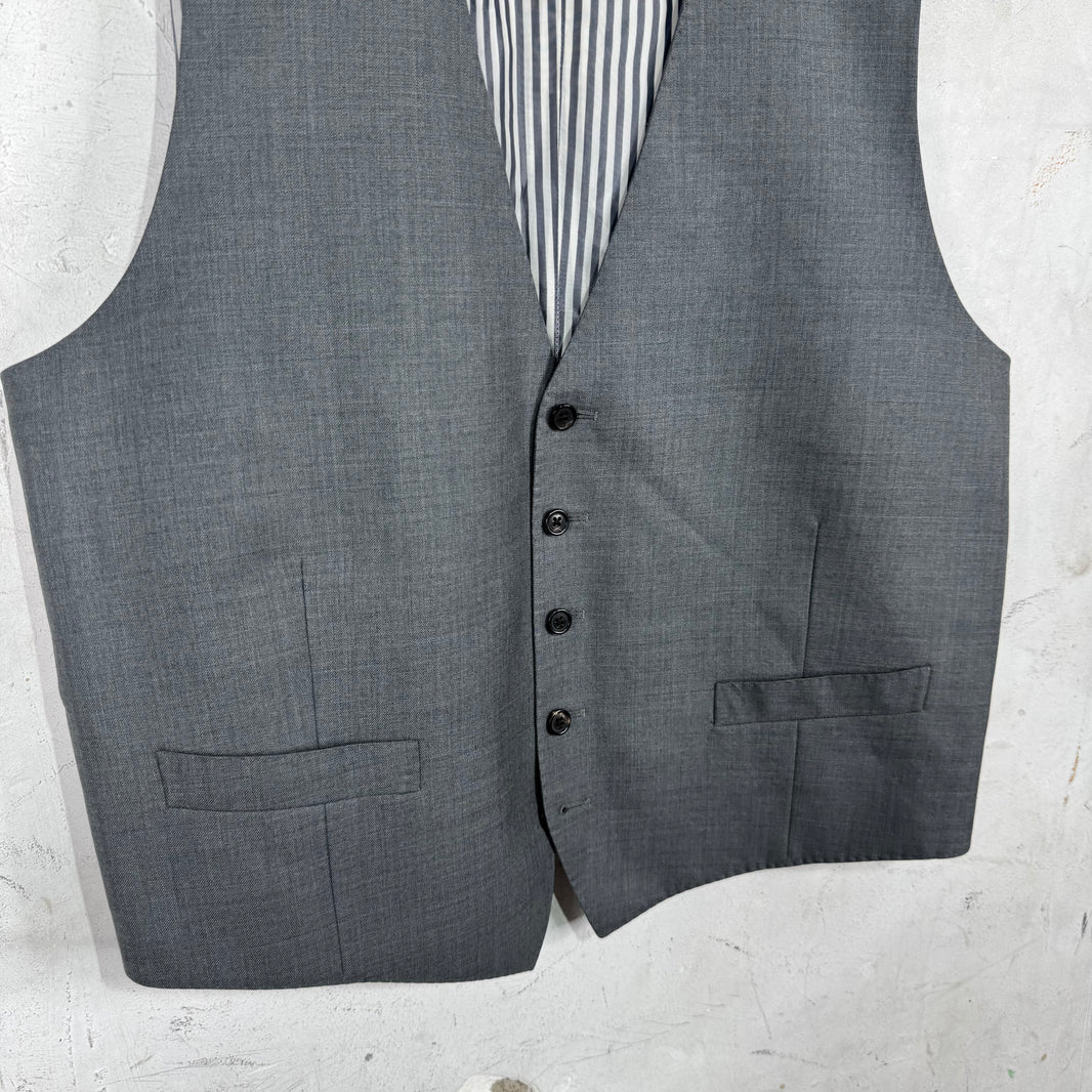 Thom Browne Grey Suiting Vest