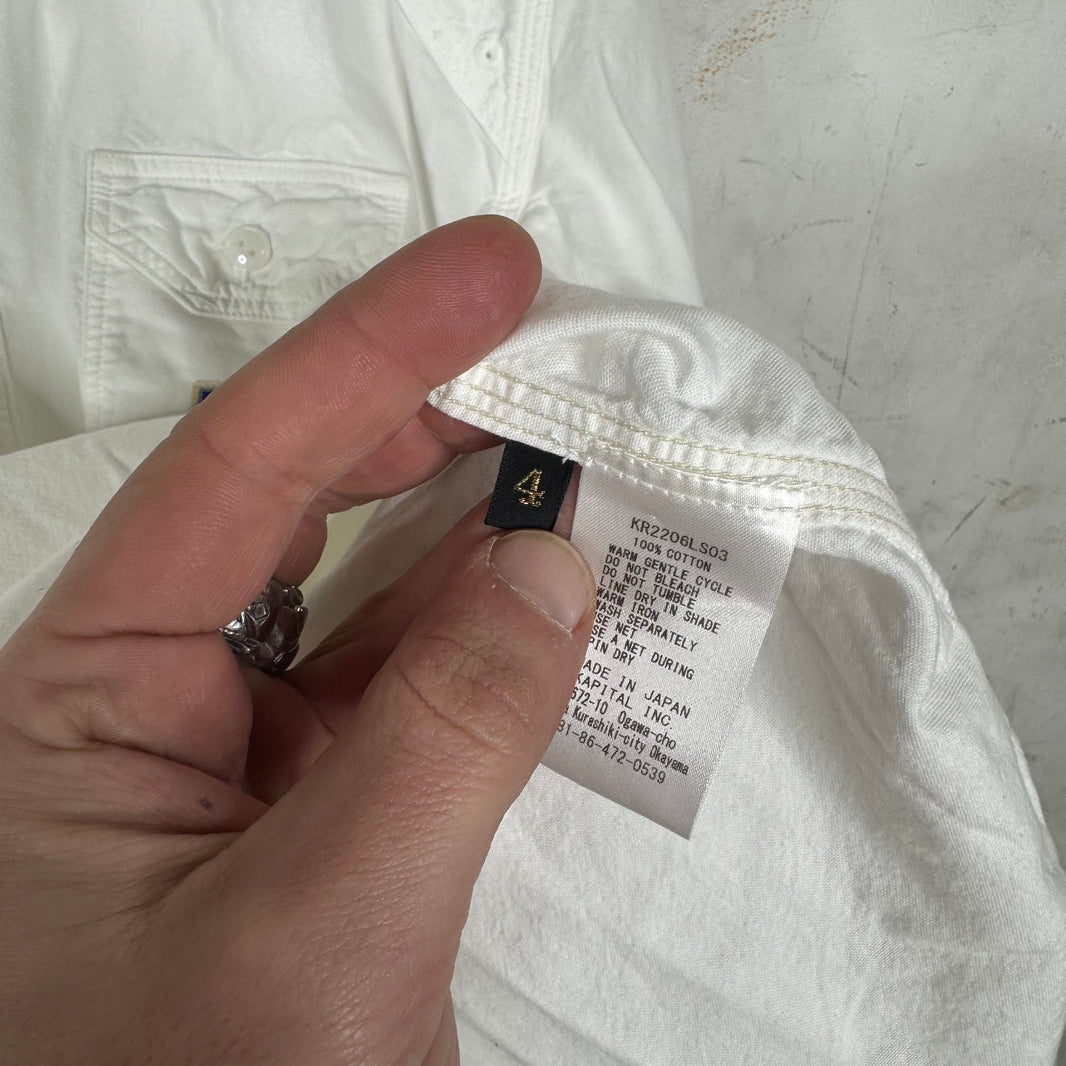 Kapital White Button-Up Shirt