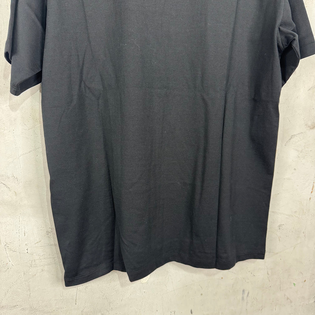 Celine Black Logo T-Shirt