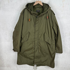 Beams Layered Olive Parka Jacket