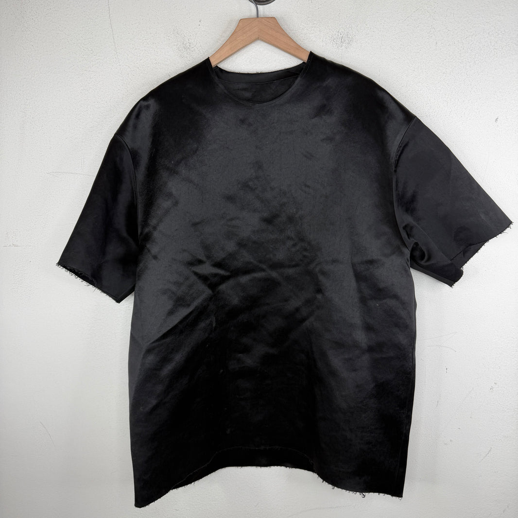 Jil Sander Boxy Raw Hem Acetate T-Shirt