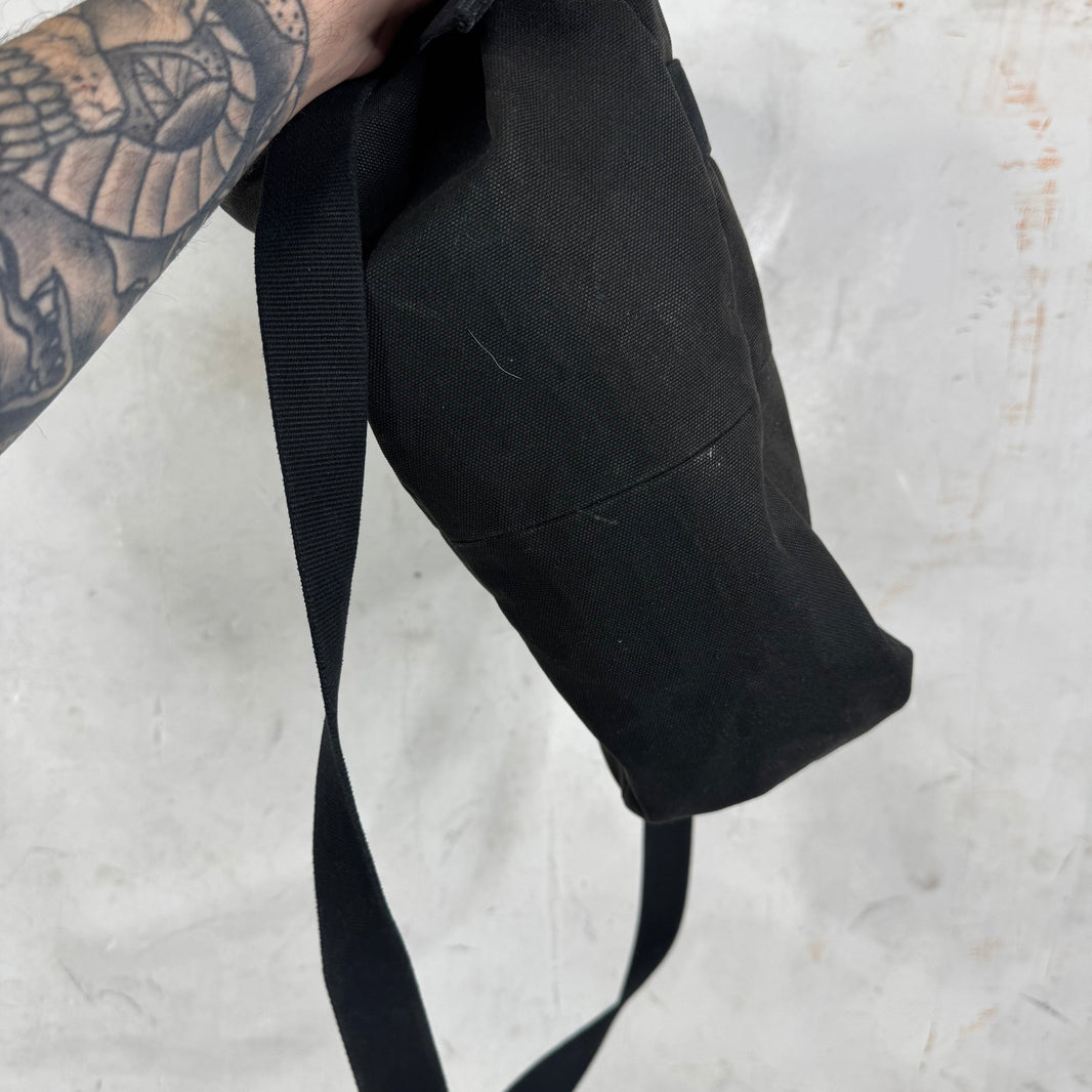 Helmut Lang Canvas Buttoned Strapped Tote