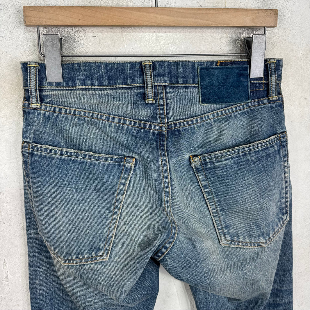 Visvim Social Scrupture Repaired Slim Jeans