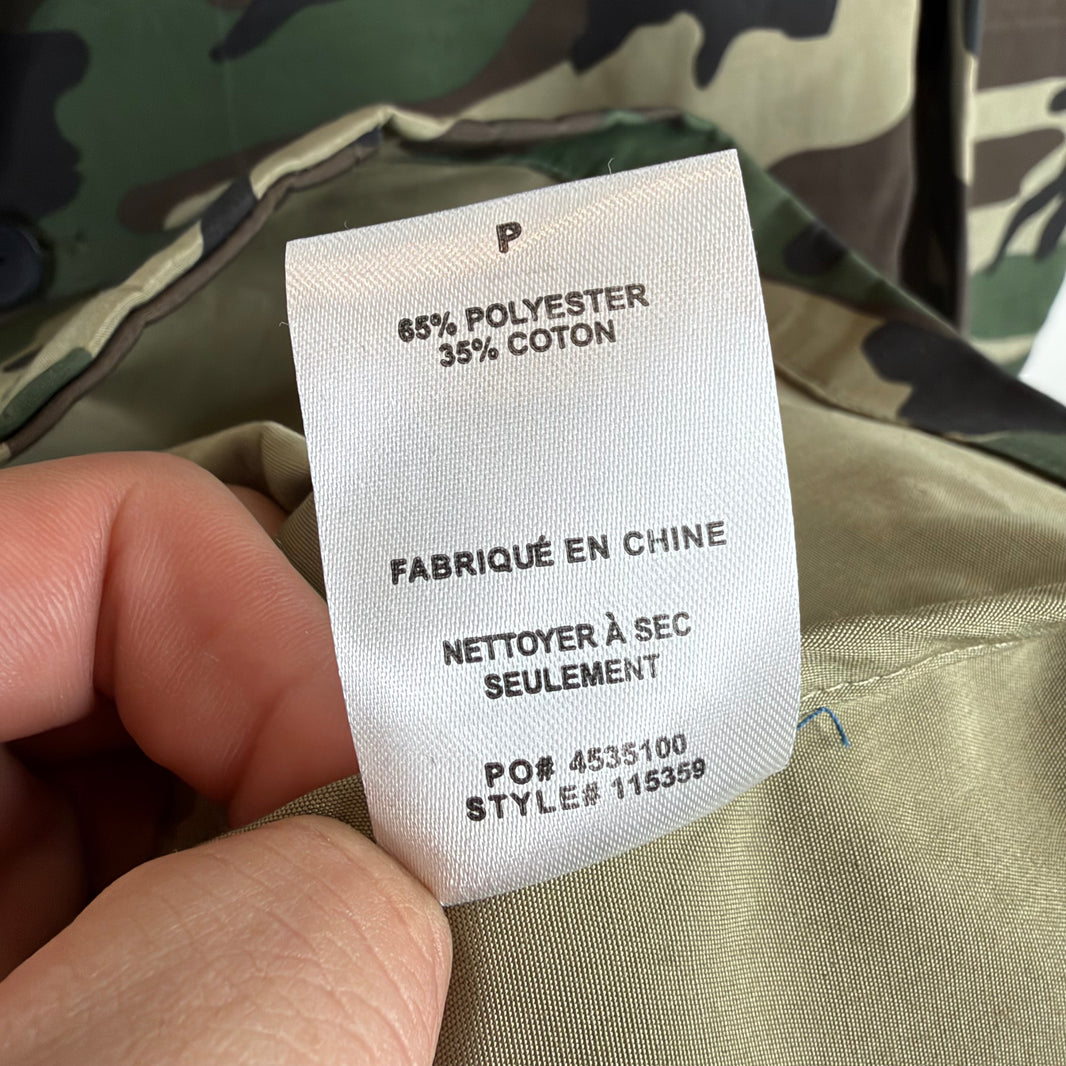 Stussy Woodland Camo Trench Coat
